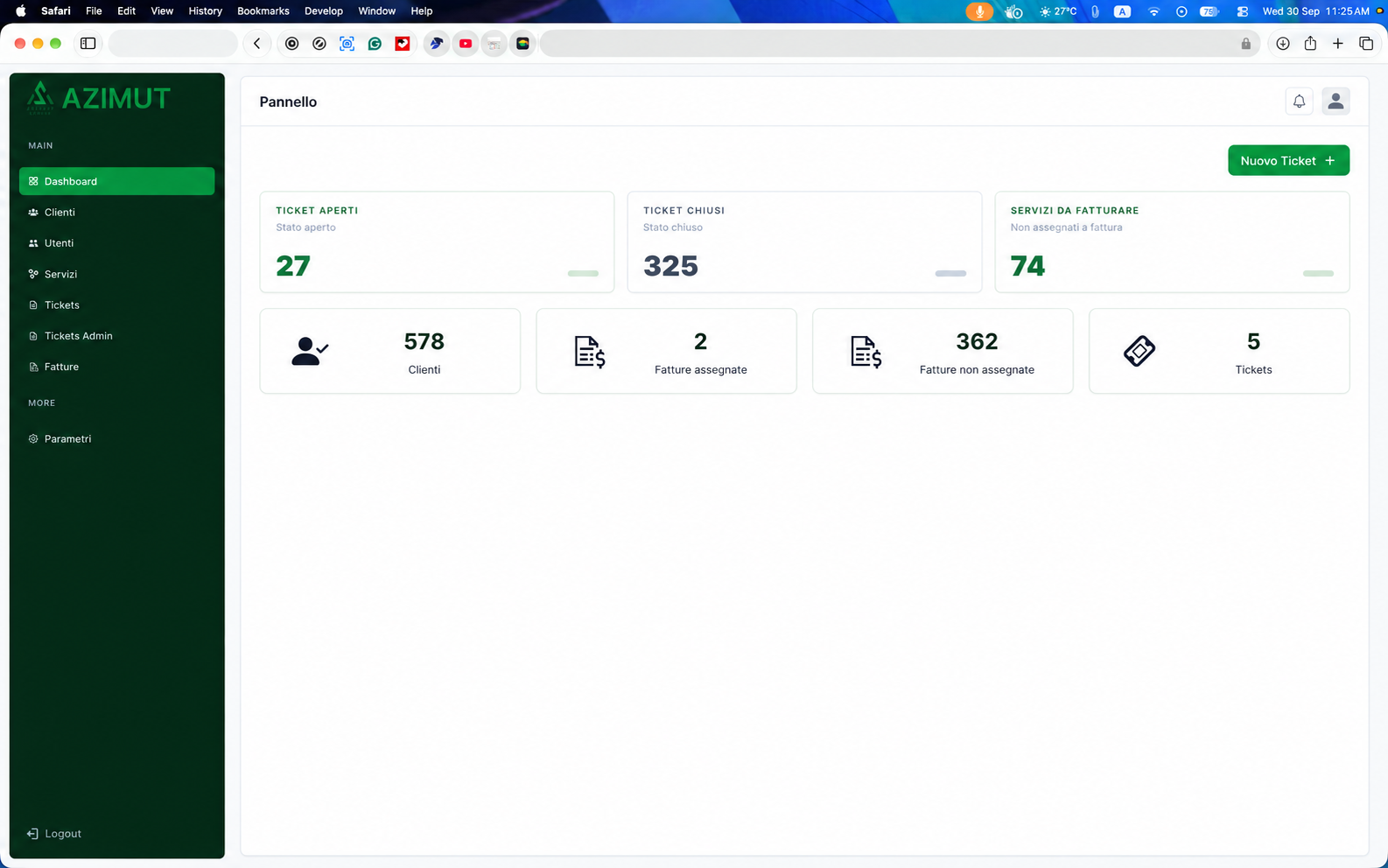 Operations dashboard · sanitized portfolio screenshot